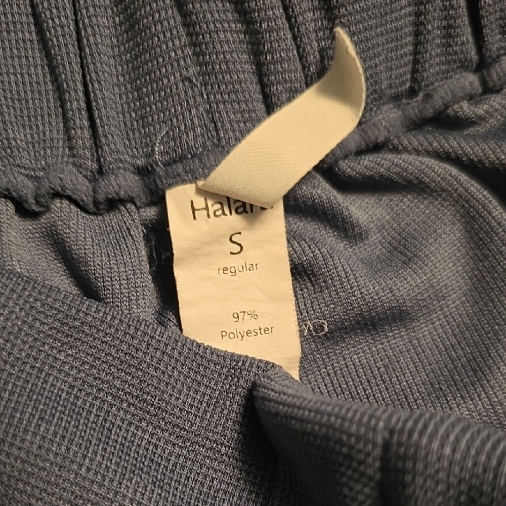 HALARA Blue Ribbed Pants - Picture 2 of 6